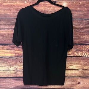 Talbots Black Short Sleeve